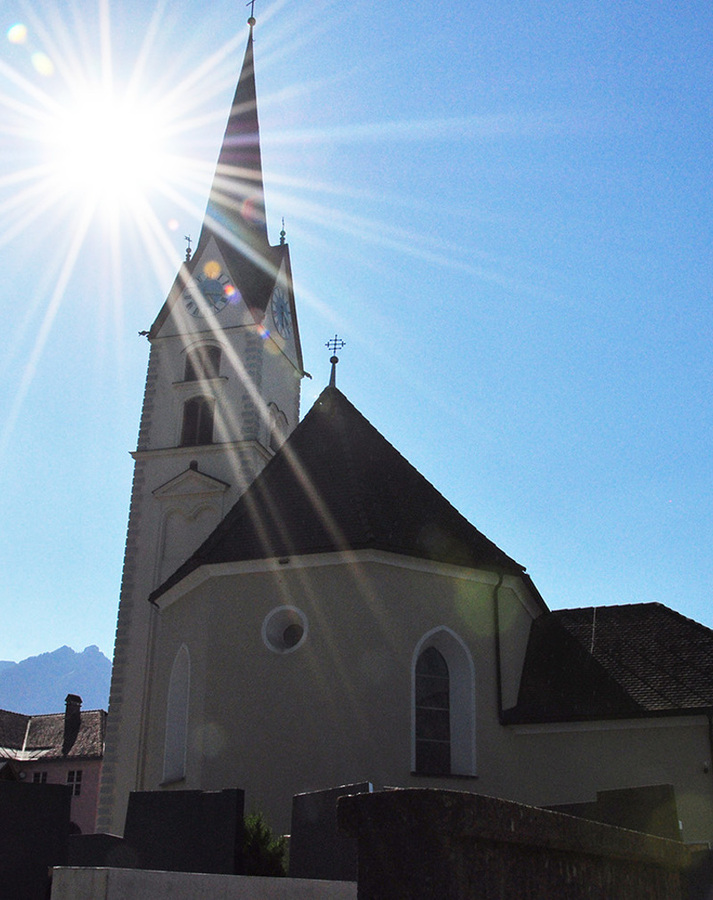 Kirchen und Kapellen in Nenzing Gurtis und FrastanzKapelle Maria Schnee in Halden Frastanz, Lourdes-Kapelle in Gampel¸n, Mari‰ Heimsuchung in Gurtis, Hl Mauritius in Nenzing, Kapelle Hll Valentin und Magnus in Latz